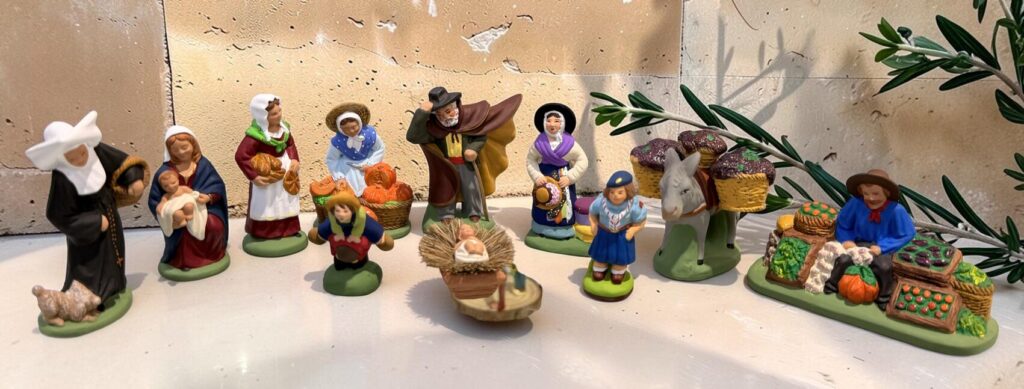 Collection artisanale de santons